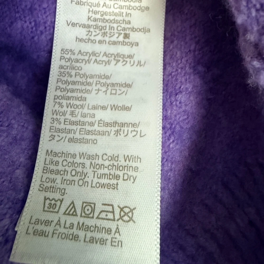 J.CREW Women’s Lilac Crewneck Pullover Sweater Sz S